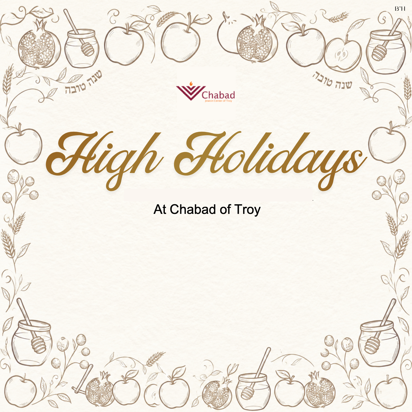 High Holidays at Chabad of Troy